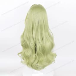 Mobius Cosplay Wig 80cm Long Curly Green Hair Cosplay Anime Honkai Impact 3 Cosplay Heat Resistant Synthetic Wigs
