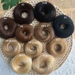 Chignon Hair Buns Ponytail Hair Piece Real Human Hair Extensions Elegant Hair Bun Style Darker 6inch