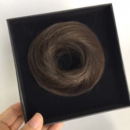 Chignon Hair Buns Ponytail Hair Piece Real Human Hair Extensions Elegant Hair Bun Style Darker 6inch