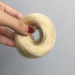 Chignon Hair Buns Ponytail Hair Piece Real Human Hair Extensions Elegant Hair Bun Style Darker 6inch
