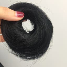 Chignon Hair Buns Ponytail Hair Piece Real Human Hair Extensions Elegant Hair Bun Style Darker 6inch