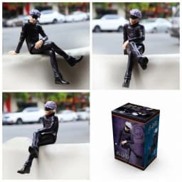 11cm New Gojo Satoru Anime Jujutsu Kaisen Action Figure Itadori Yuji Seated Noodle Stopper Model Toys Japanese Dolls Hobbies