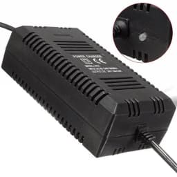 36V 2A Electric Car Charge Smart Lead Acid Battery Charger GX12 12mm Connector EU Plug For 10AH 12AH 14AH 20AH AGM Gel Battery