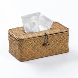 New Rattan Tissue Box Home Decoration Handmade Desktop Tissue Rattan Tissue Box For Barthroom,home,hotel And Office
