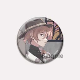 Nakajima Atsushi Dazai Osamu Ryunosuke Akutagawa Izumi Kyouka Nakahara Chuya Cute Brooch Pins Comic Characters Badge on Backpack