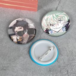 Nakajima Atsushi Dazai Osamu Ryunosuke Akutagawa Izumi Kyouka Nakahara Chuya Cute Brooch Pins Comic Characters Badge on Backpack
