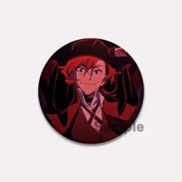 Nakajima Atsushi Dazai Osamu Ryunosuke Akutagawa Izumi Kyouka Nakahara Chuya Cute Brooch Pins Comic Characters Badge on Backpack