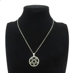 1Pc Witchcraft Satan Pentagram Lucky Amulet Pendant Women Necklaces Wicca Star Pentacle Grunge Statement Men Collares Jewelry