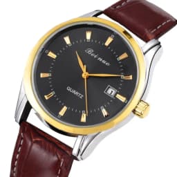 Top Brand Men's Watches Luxury Simple Quartz Wrist Watches for Men Leather Belt Fashion Business Male Clock Relogios Masculino
