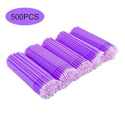 500pcs/lot Eyelash Extension Cleaning Swabs Lash Lift Glue Remover Applicators Microblade Makeup Micro Brushes Tool