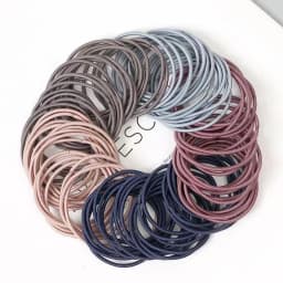 100PCS/Set Women 3.5CM Basic Nylon Elastic Hair Bands Ponytail Hair Scrunchie Rubber Bands Headband Hair Accessories Headwear