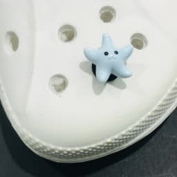 1Pcs Cartoon Colorful Star-Shaped Resin Shoe Charms 3D Accessories Decoration DIY Bands Backpack Shoes Party Gift