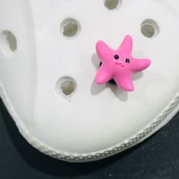1Pcs Cartoon Colorful Star-Shaped Resin Shoe Charms 3D Accessories Decoration DIY Bands Backpack Shoes Party Gift