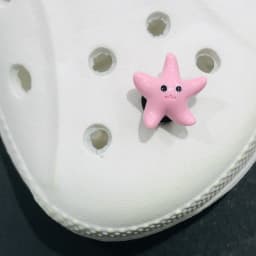 1Pcs Cartoon Colorful Star-Shaped Resin Shoe Charms 3D Accessories Decoration DIY Bands Backpack Shoes Party Gift