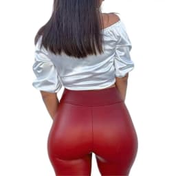 Cool Skinny Trousers Shaping Anti-Pilling Women Leggings Full Length Straight Pencil Pants