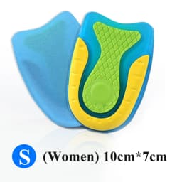Sport Running Silicone Gel Insoles For Feet Man Women Massaging Shock Absorption Orthopedic Soles Relieve Heel Spur Pain Pad