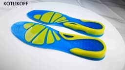 Sport Running Silicone Gel Insoles For Feet Man Women Massaging Shock Absorption Orthopedic Soles Relieve Heel Spur Pain Pad