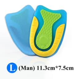 Sport Running Silicone Gel Insoles For Feet Man Women Massaging Shock Absorption Orthopedic Soles Relieve Heel Spur Pain Pad