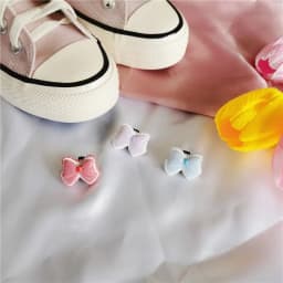 New 1pcs DIY Bow Shoe Buckle Girls and Children's DIY Shoes Accessories Trend Creative Shoelaces Decorative Shoes Accessories