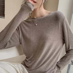 Soft Viscose Knitted Woman T-shirts Vintage Casual Loose Long Sleeve Harajuku Streetwear Women Tops 122723WTA