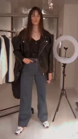 Fitaylor PU Faux Leather Jacket Women Loose Sashes Casual Biker Jackets Outwear Female Tops BF Style Black Leather Jacket Coat