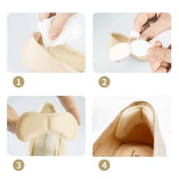 3 Pairs Heel Insoles Pads Patch Pain Relief Anti-wear Cushion Feet Care Heel Protector Adhesive Back Sticker Shoes Insert Insole