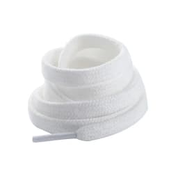 1 Pair High Quality Canvas Shoe Laces For Men and Women Black and White High Low Shoelaces Cotton Flat Laces Rope