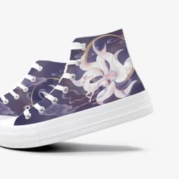 Amy and Michael Original Design Chinoiserie Myth Hand Painted Canvas Shoes Fashion Women High Top Sneakers Woman Vulcanize Shoes