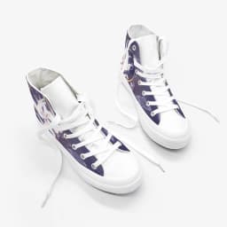 Amy and Michael Original Design Chinoiserie Myth Hand Painted Canvas Shoes Fashion Women High Top Sneakers Woman Vulcanize Shoes