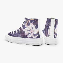 Amy and Michael Original Design Chinoiserie Myth Hand Painted Canvas Shoes Fashion Women High Top Sneakers Woman Vulcanize Shoes
