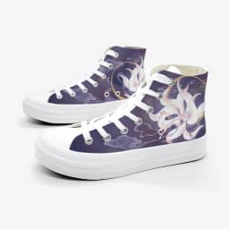 Amy and Michael Original Design Chinoiserie Myth Hand Painted Canvas Shoes Fashion Women High Top Sneakers Woman Vulcanize Shoes