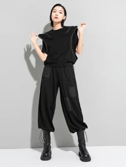 Amax luluE European 2025 Fashion Streetwear Women Sexy Off Shoulder Black Tees Casual Short Sleeve Tshirts Female Oversized Tops