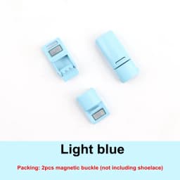 2Pcs/1Pair New Metal No Tie Shoelace Magnetic Buckle Shoelaces With Lock Shoes Accessories AF1/AJ Sneaker Kits Shoe Decoration