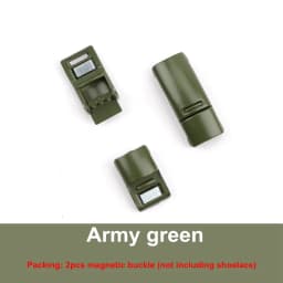 2Pcs/1Pair New Metal No Tie Shoelace Magnetic Buckle Shoelaces With Lock Shoes Accessories AF1/AJ Sneaker Kits Shoe Decoration