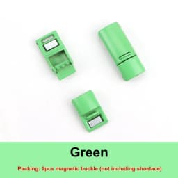 2Pcs/1Pair New Metal No Tie Shoelace Magnetic Buckle Shoelaces With Lock Shoes Accessories AF1/AJ Sneaker Kits Shoe Decoration