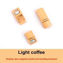 2Pcs/1Pair New Metal No Tie Shoelace Magnetic Buckle Shoelaces With Lock Shoes Accessories AF1/AJ Sneaker Kits Shoe Decoration
