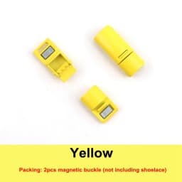 2Pcs/1Pair New Metal No Tie Shoelace Magnetic Buckle Shoelaces With Lock Shoes Accessories AF1/AJ Sneaker Kits Shoe Decoration