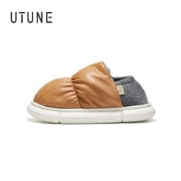 UTUNE Winter Women Slippers Anti-slip Indoor Warm Plush Waterproof Heel Shoes Comfortable Outdoor Casual Easy Walk Fashion