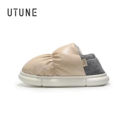UTUNE Winter Women Slippers Anti-slip Indoor Warm Plush Waterproof Heel Shoes Comfortable Outdoor Casual Easy Walk Fashion