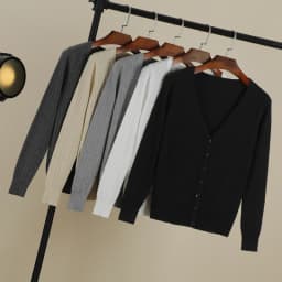 V-neck Cropped Knitting Knit Ladies Basic Women's Coat Spring 2026 Blouses Long Sleeve Top Jersey Knitted Sweater Korean Fashion