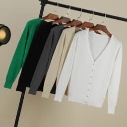 V-neck Cropped Knitting Knit Ladies Basic Women's Coat Spring 2026 Blouses Long Sleeve Top Jersey Knitted Sweater Korean Fashion