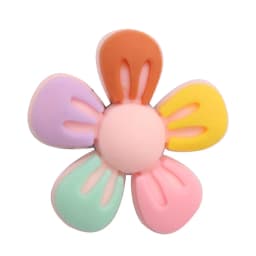 1Pcs Letter Peace Popcorn Conch Flowers PVC Kids Shoe Charms Taco Hawaii Slippers Shoes Decoration DIYcute Holiday Gift