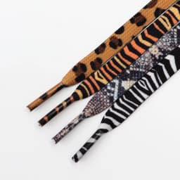 Leopard Zebra Tiger Snake Shoelaces Flat Shoe Laces for Sneakers Animal Pattern Print Shoelace Women Man Luxurious Shoestrings