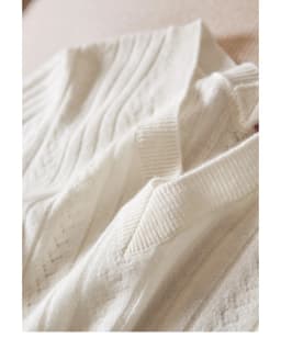 new summer v-neck ice silk short sleeve women's round neck knitting thin hollow out T-shirt bottom half sleeve top