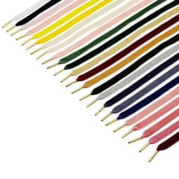 1.27cm Pile Coating Single Sided Plush Shoelaces with Golden Metal Aglet Elegant Webbing Strap Fluffy Velvet Flocking Suede Lace