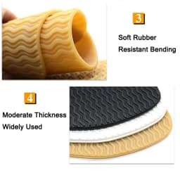 Rubber Soles for Shoes Repair Outsole Replacement Anti Slip Wear-resistant Sole Protector for Sneakers DIY Making Shoes Material