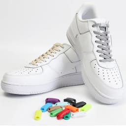 Elastic Shoe Laces Buckle Lock No Tie Shoelaces Sneakers Flat Woven Shoelace without Ties Kids Adult Rubber Bands for Shoes