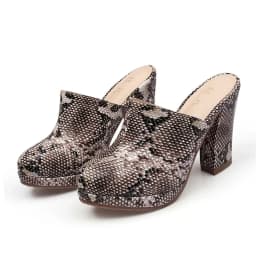 European American Style High-Heel Baotou Semi Slippers Women's 2024 New Waterproof Platform Shoes Ladies Wear Fashion Thick Heel