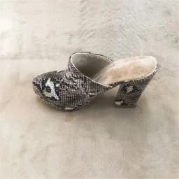 European American Style High-Heel Baotou Semi Slippers Women's 2024 New Waterproof Platform Shoes Ladies Wear Fashion Thick Heel