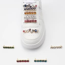 1 piece Diamond Decorative Shoe Clips Shoelace Clips for Sneakers Shoelaces DIY Faux Pearl Shiny Rhinestones for Girl Women